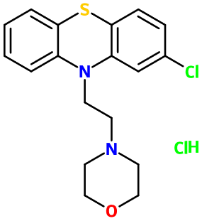 (image for) MC080159 2-Chloro-10-[2-(4-morpholinyl)ethyl]-10H-phenothiazine hydrochloride